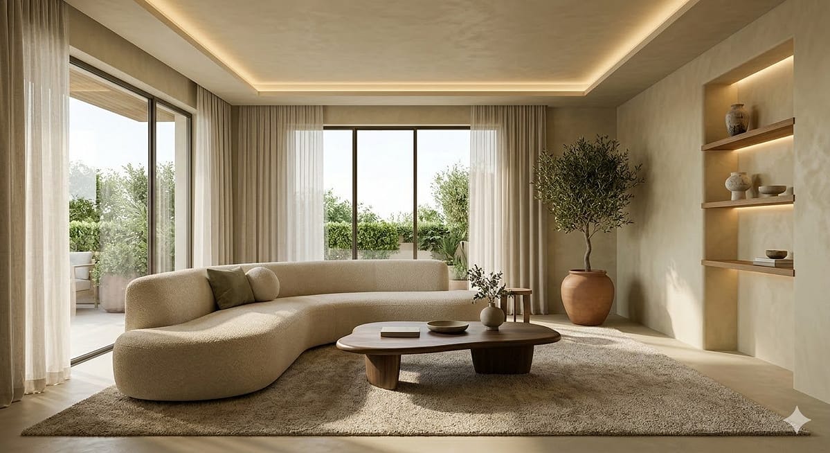 ديكورات غرف معيشة 2026: كيف تحولين منزلك إلى واحة من الرفاهية الذكية؟