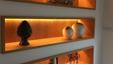 ديكور ارفف حوائط مضيء1228612501